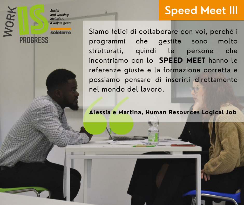 Speed Meets Model Lo SPEED MEET – Il racconto di Logical Job - Work IS Progress